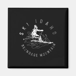 Aimant Ski Idaho Brundage Mountain Ski Snowboard Montagne