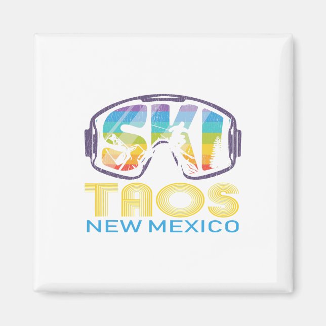 Aimant Ski Taos New Mexico Skiing Vacation  (Devant)