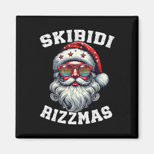Aimant Skibidi Rizzmas Noël Père Noël Merry Rizz Mas Xma