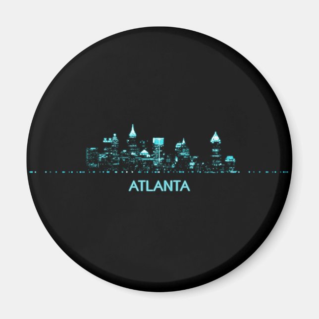 Aimant Skyline Atlanta (Devant)