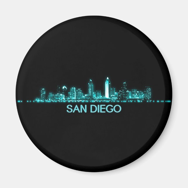 Aimant Skyline San Diego (Devant)