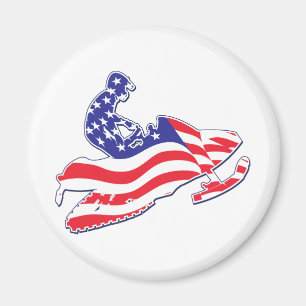 Aimant Sledder patriotique