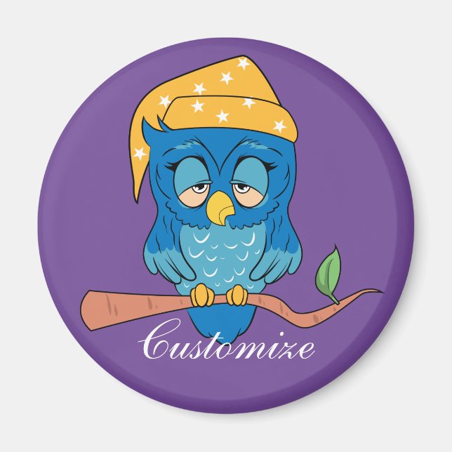 Aimant Sleepy Owl Thunder_Cove (Devant)