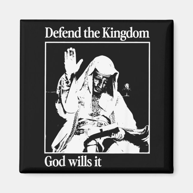 Aimant Sliver Mask King Baldwin Iv Meme The Leper King Wa (Devant)