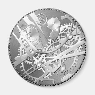 Aimant Sliver steampunk watch gears