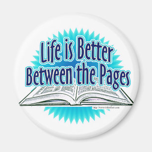 Aimant Slogan de lecture amusante entre les pages