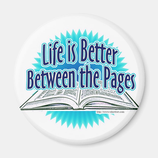 Aimant Slogan de lecture amusante entre les pages (Devant)