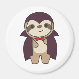 Aimant Sloth Halloween Cute Devil Vampire costume