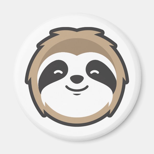 Aimant Sloth Mascot (Devant)