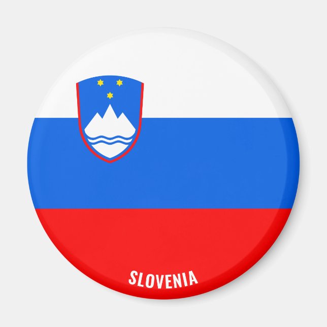 Aimant Slovénie Drapeau charmant patriotique (Devant)