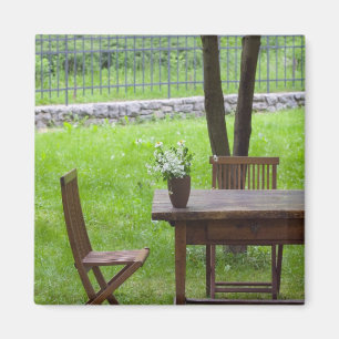 Aimant SLOVÉNIE, PRIMORSKA, Spodnja Idrija : Table sur
