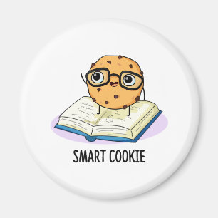 Aimant Smart Cookie Funny Chocolat Chip Cookie Pun