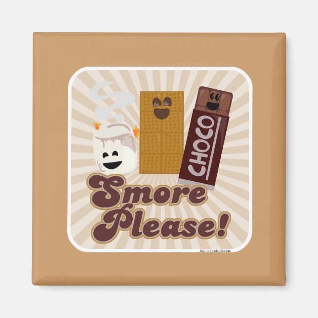 Aimant Smore S'Il Vous Plaît ! (Devant)