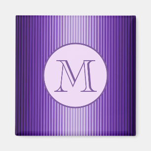 Aimant Snazzy Sophisticates Lueur Violette Rayures Person