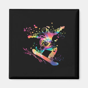 Aimant Snowboard coloré Snowboard Snowboard 32