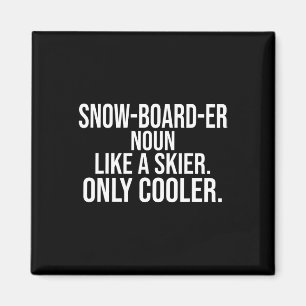 Aimant Snowboarder Définition Dictionnaire Drôle Snowboar