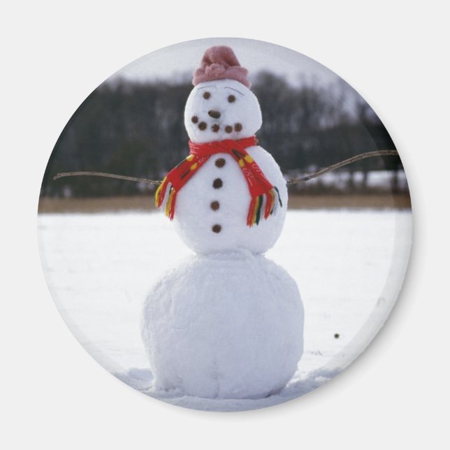 Aimant Snowman Field (Devant)