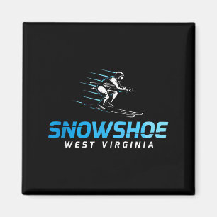 Aimant Snowshoe virginie occidentale station de ski ski r