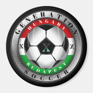 Aimant Soccer Budapest Hongrie Génération X