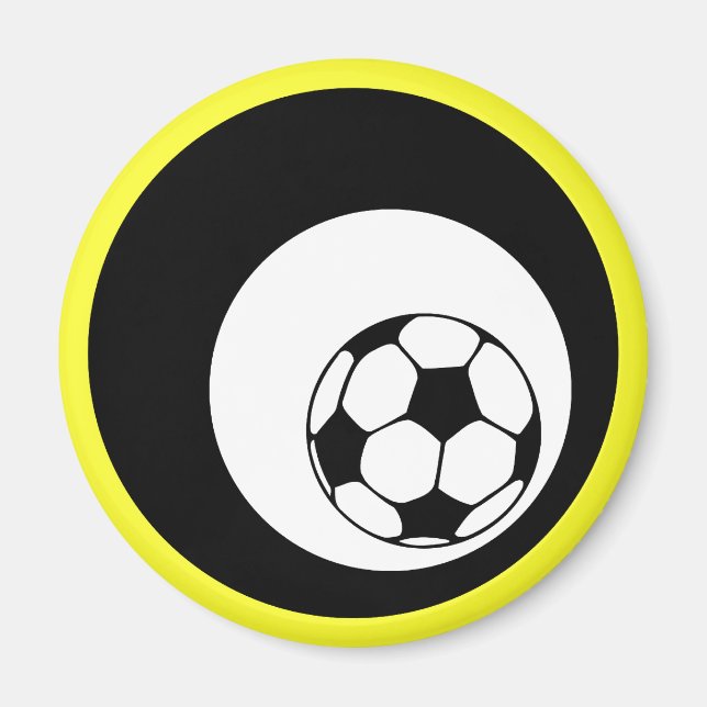 Aimant soccer : cercles : (Devant)