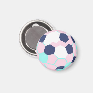 Aimant Soccerball coloré Pastel