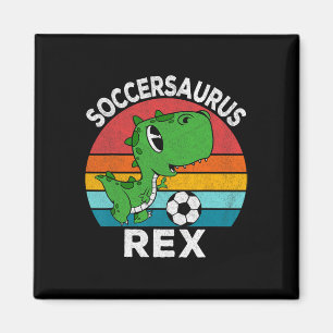 Aimant Soccersaurus Rex Dinosaure de Football Pour Garçon