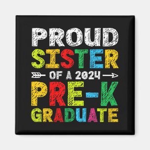 Aimant Soeur 2024 Pré-k Famille Matching Graduat