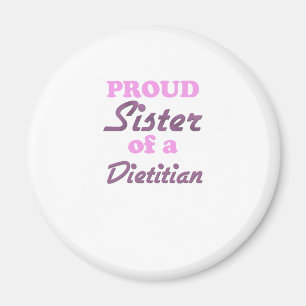 Aimant Soeur fière d'un diététicien