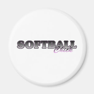 Aimant Softball Chick