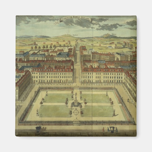 Aimant Soho ou King's Square, pour l'enquête de Stow (Devant)