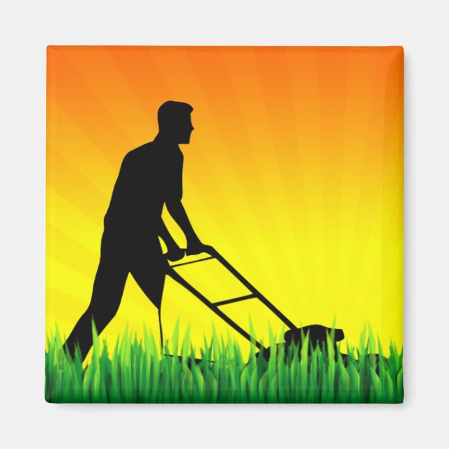 Aimant soin de pelouse de la scène verte (Devant)