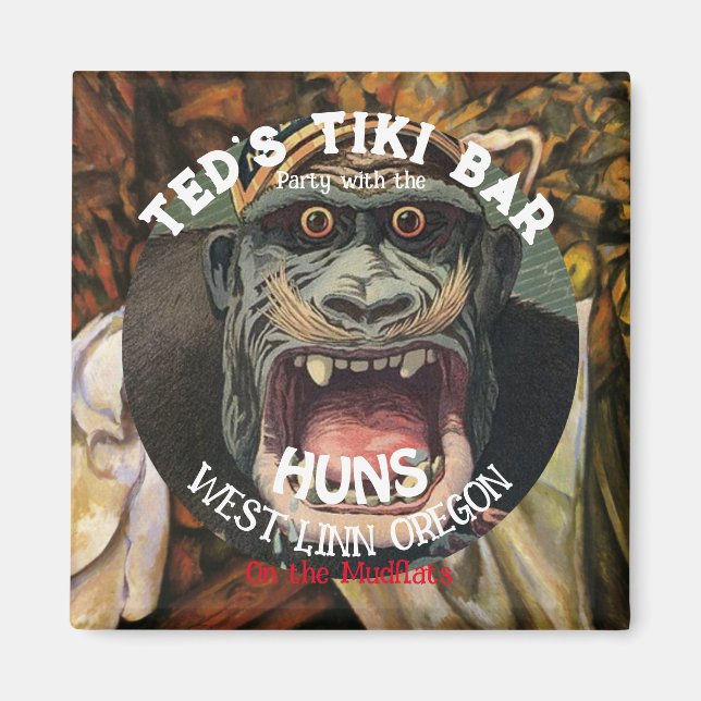 Aimant Soirée au Tiki Bar avec les HUNS sur les vasières (Devant)