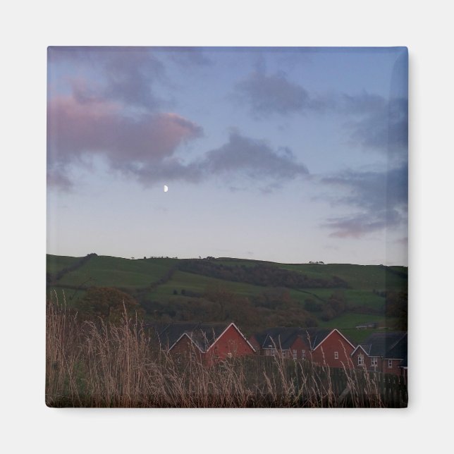 Aimant Soirée paisible à Newtown (Devant)