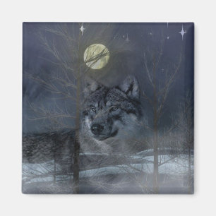 Aimant Soirée Wolf Spirit Moon