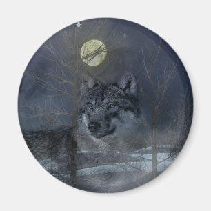 Aimant Soirée Wolf Spirit Moon