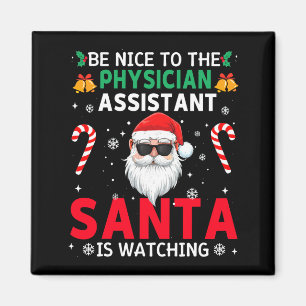 Aimant Sois gentil avec le médecin Istant Santa regarde 