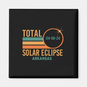Aimant Solar Eclipse Arkansas Avril 8 2024 Totalité