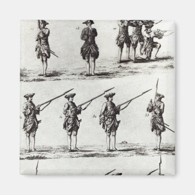 Aimant Soldats avec baïonnettes (Devant)