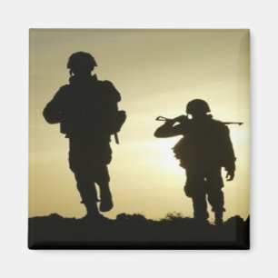 Aimant Soldats de coucher du soleil