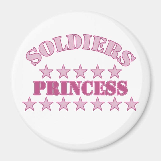 Aimant Soldats Princesse (Devant)