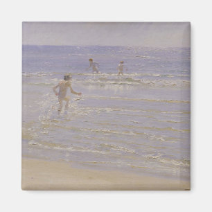 Aimant Soleil chez Skagen : Garçons nageant, 1892