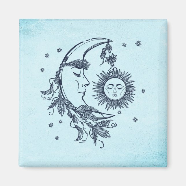 Aimant Soleil et Lune (Devant)