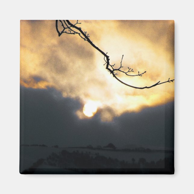 Aimant Soleil hivernal (Devant)