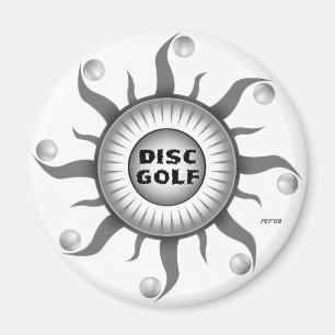 Aimant Soleil noir et blanc