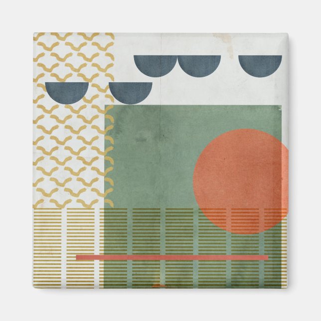 Aimant Soleil Rouge III (Devant)