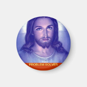 Aimant Solveur De Problèmes. Customisé l'aimant religieux