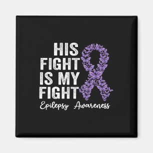 Aimant Son combat est mon combat Epilepsy guerrier épilep