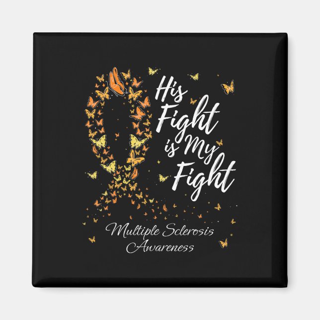 Aimant Son Combat Est Mon Combat Ms Multiple Sclerosis Aw (Devant)