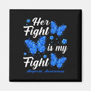 Aimant Son Combat Est Mon Fight Alopecia Sensibilisation