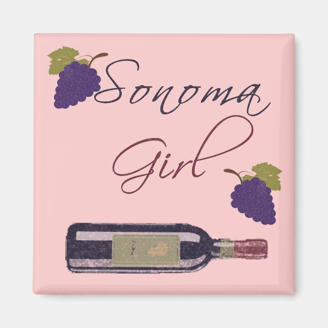 Aimant Sonoma Girl (Devant)